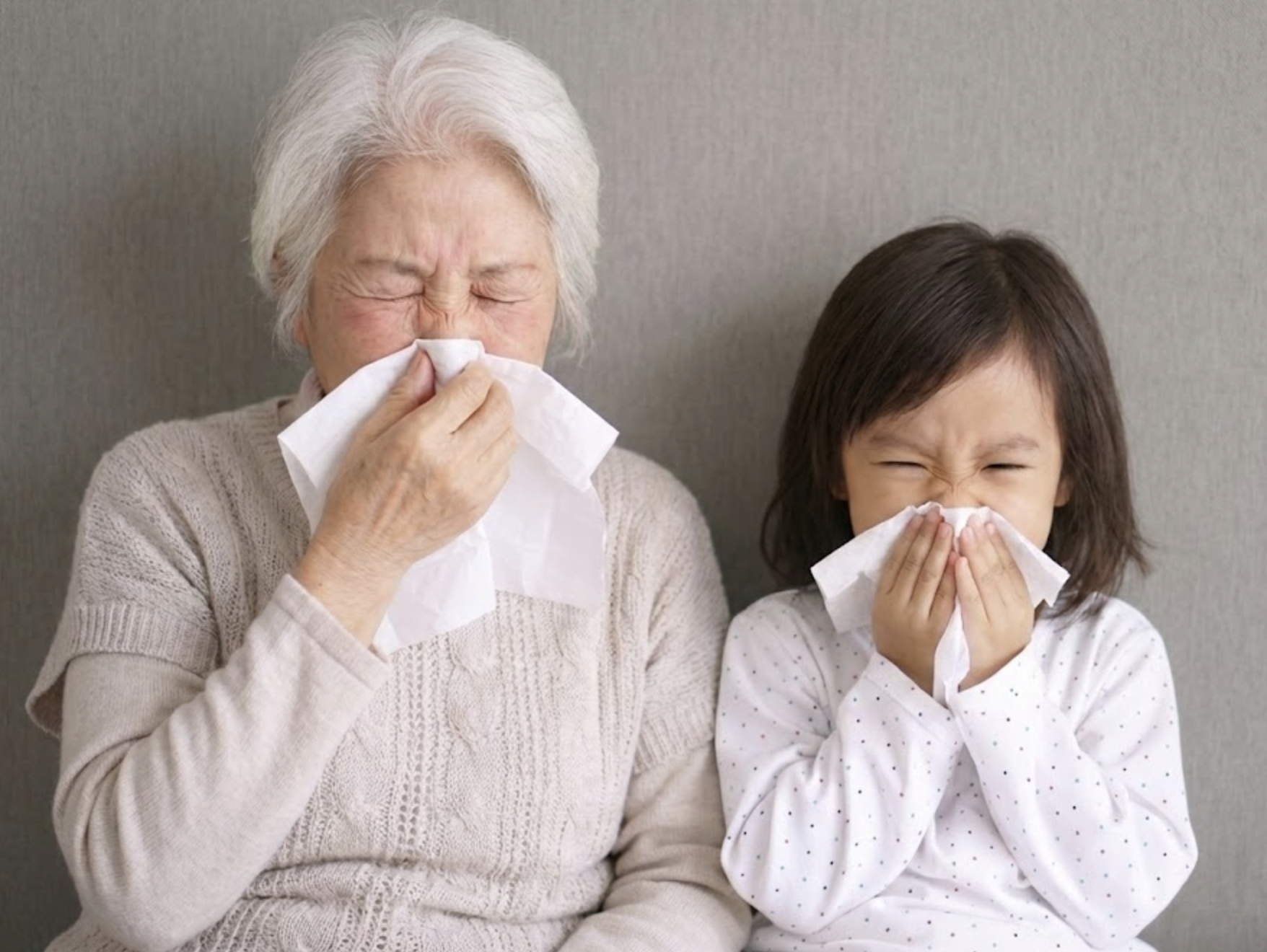 お子さまとご高齢者のための花粉症対策