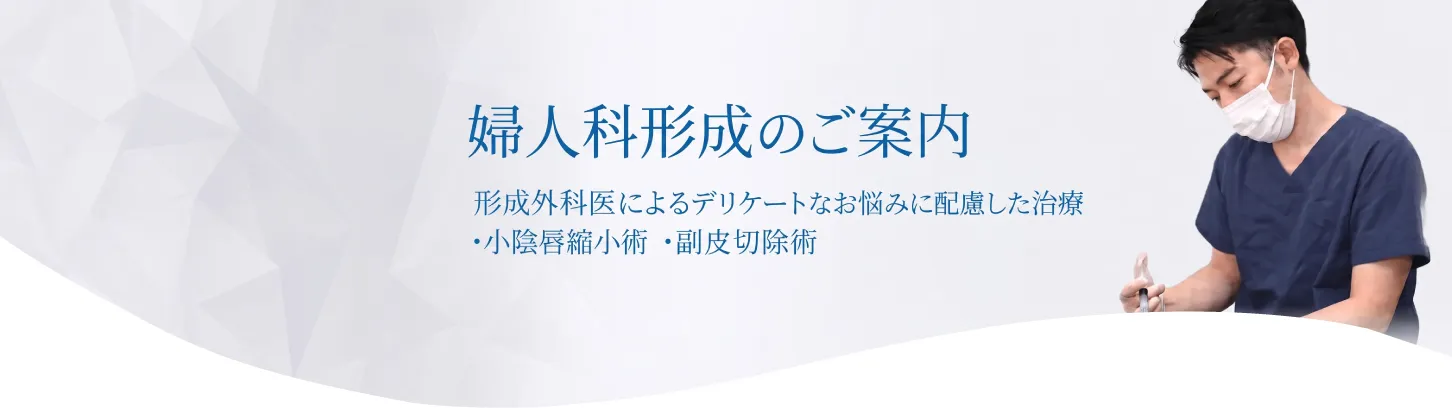 婦人科形成のご案内 小陰唇縮小術・副皮切除術